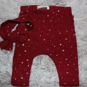 Silver Star Pants and Headband